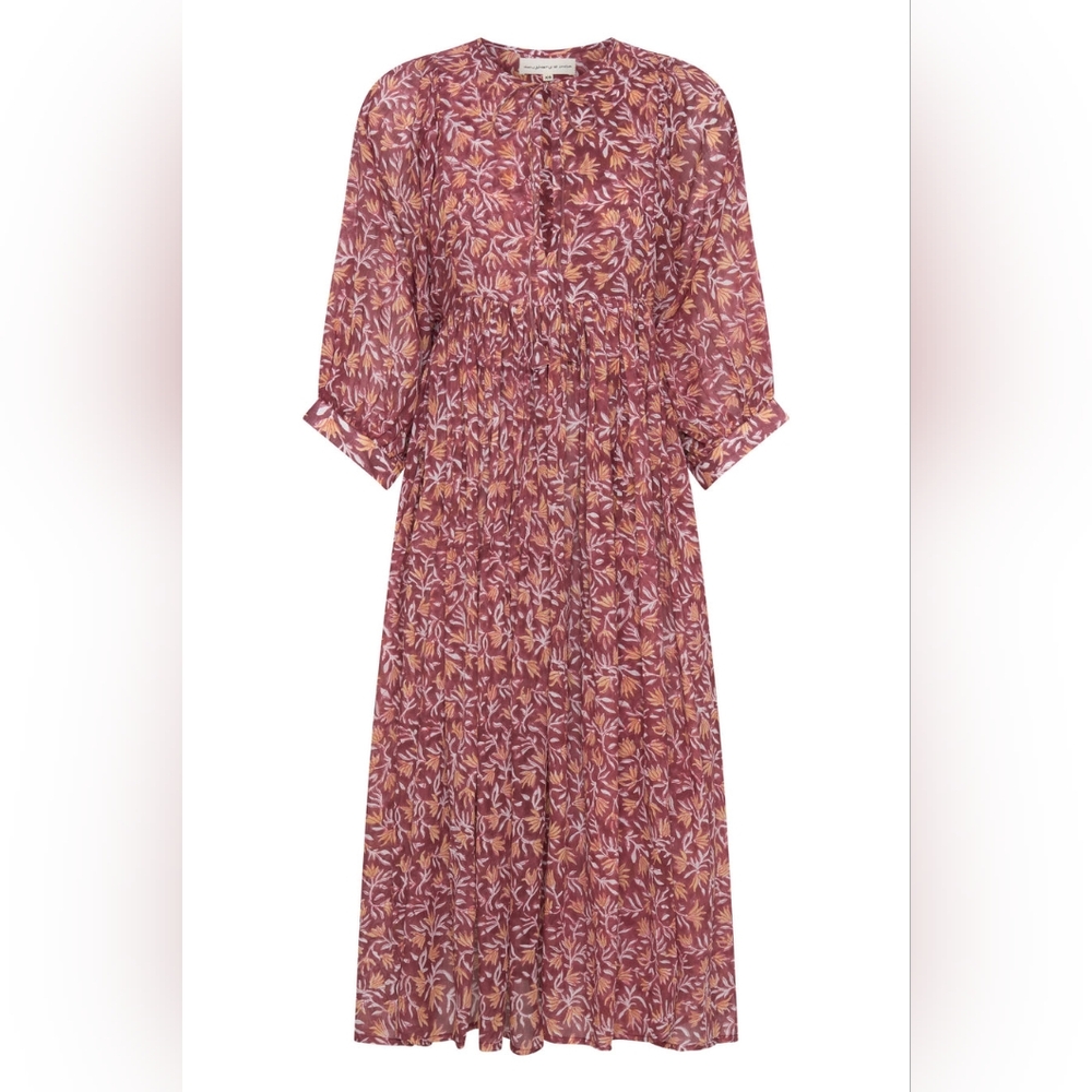 Daughters of India Kyra Midi Dress ~ Sumac